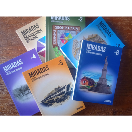 Tapa Miradas para una Geohistoria Regional tomo 6 de Tierradentro Ediciones