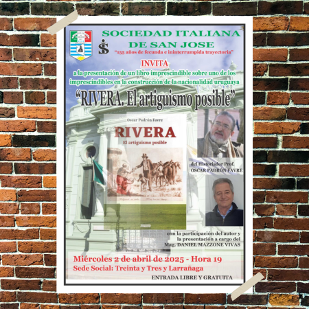 Afiche Sociedad Italiana de San José