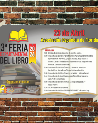 3º Feria Departamental del libro - Abril 2026